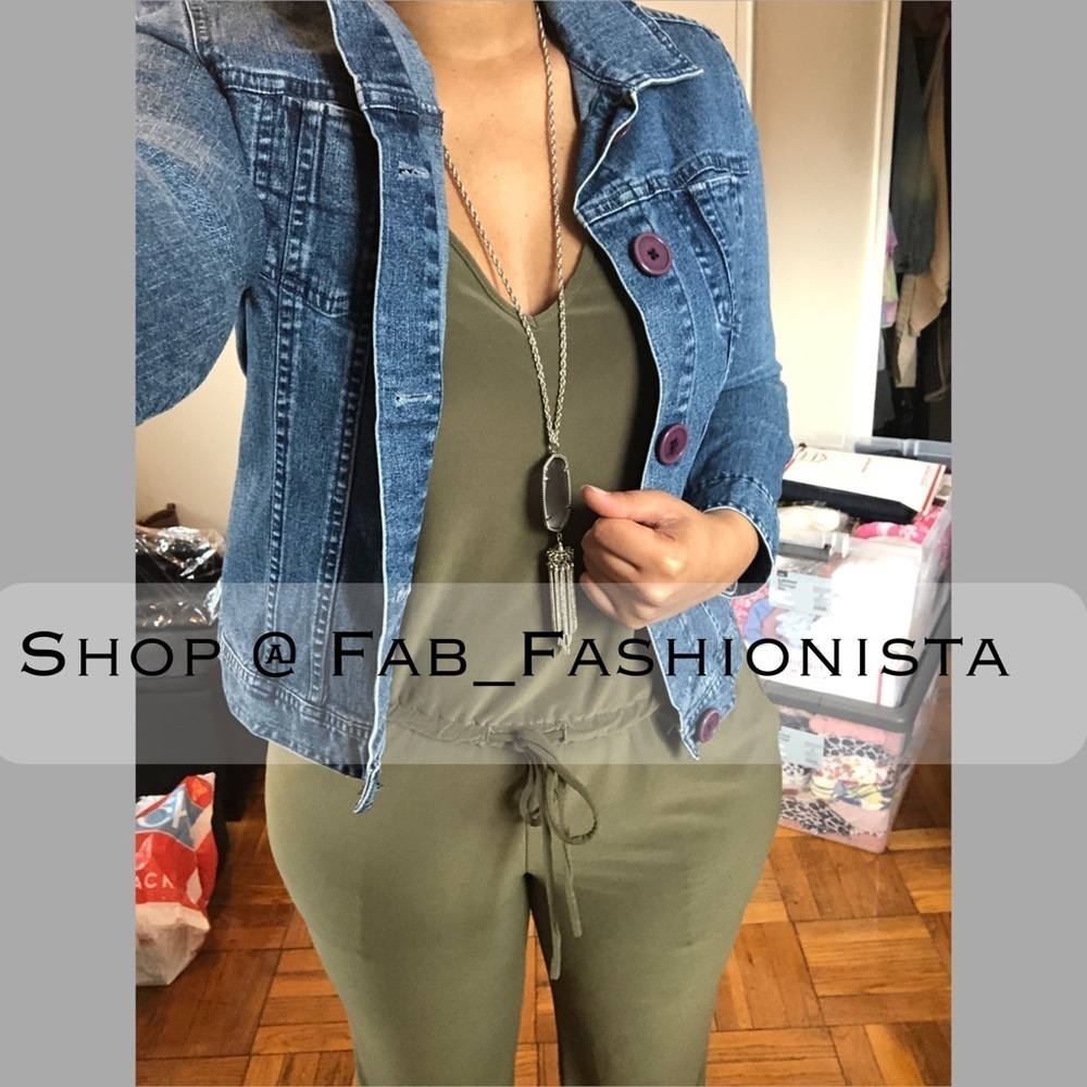 Jaclyn Smith Denim stretch jacket